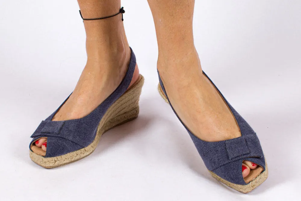 Abarca Shoes Alpargatas De Verano^Alpargatas Cuna Creta Marino