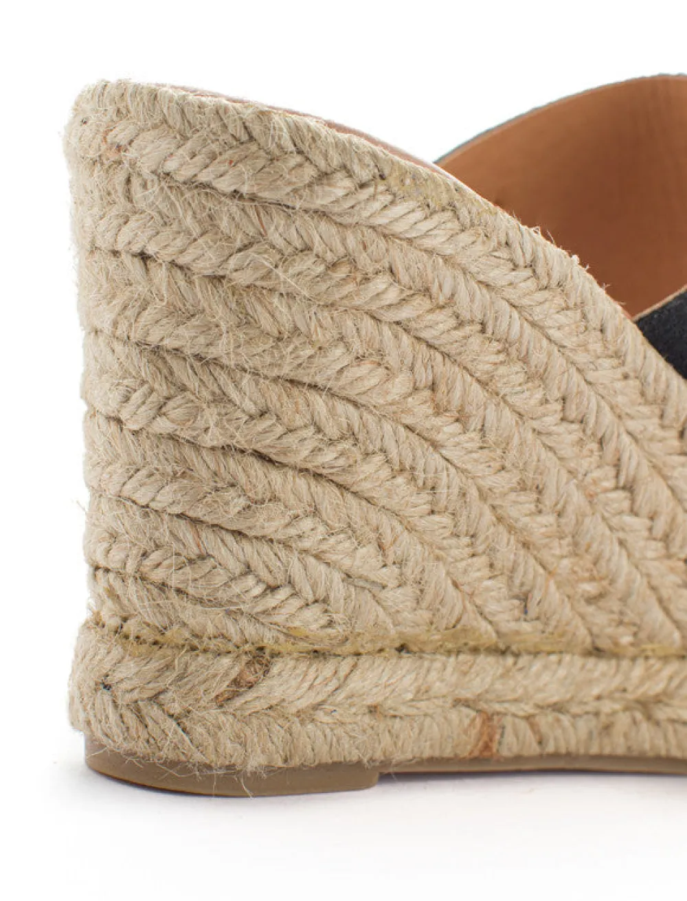 Abarca Shoes Alpargatas De Verano^Alpargatas Cuna Piel Cabrera Negro