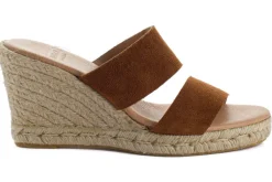 Abarca Shoes Alpargatas De Verano^Alpargatas Cuna Piel Cabrera Marron