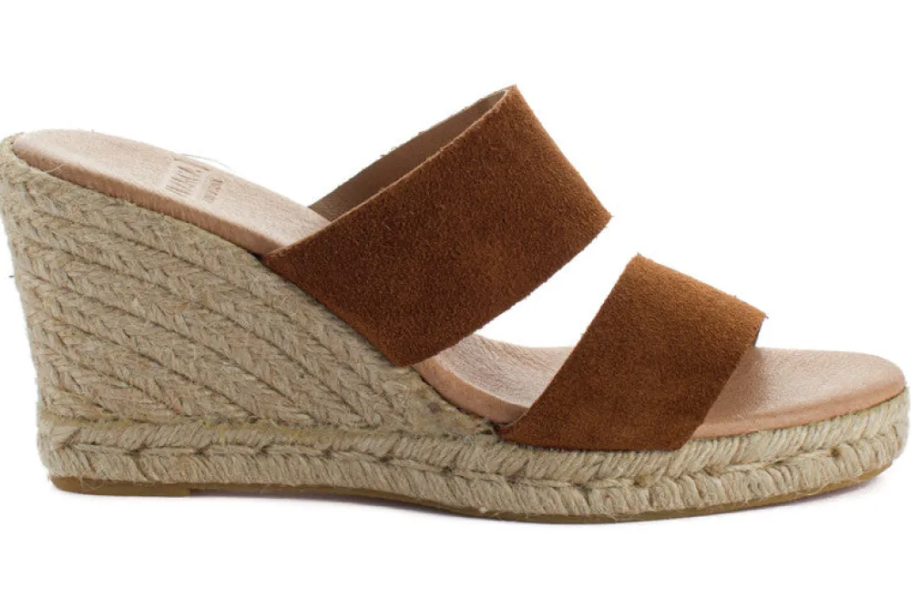 Abarca Shoes Alpargatas De Verano^Alpargatas Cuna Piel Cabrera Marron