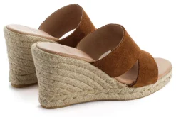 Abarca Shoes Alpargatas De Verano^Alpargatas Cuna Piel Cabrera Marron