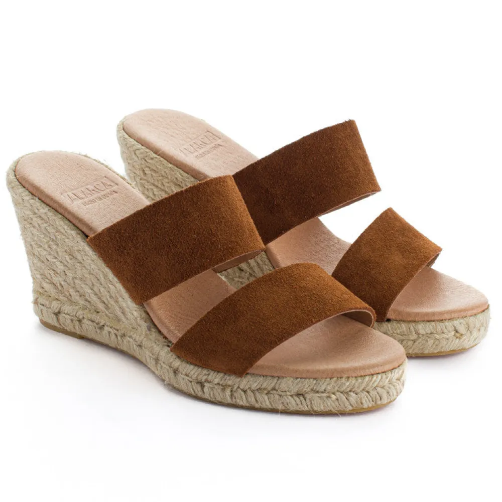 Abarca Shoes Alpargatas De Verano^Alpargatas Cuna Piel Cabrera Marron