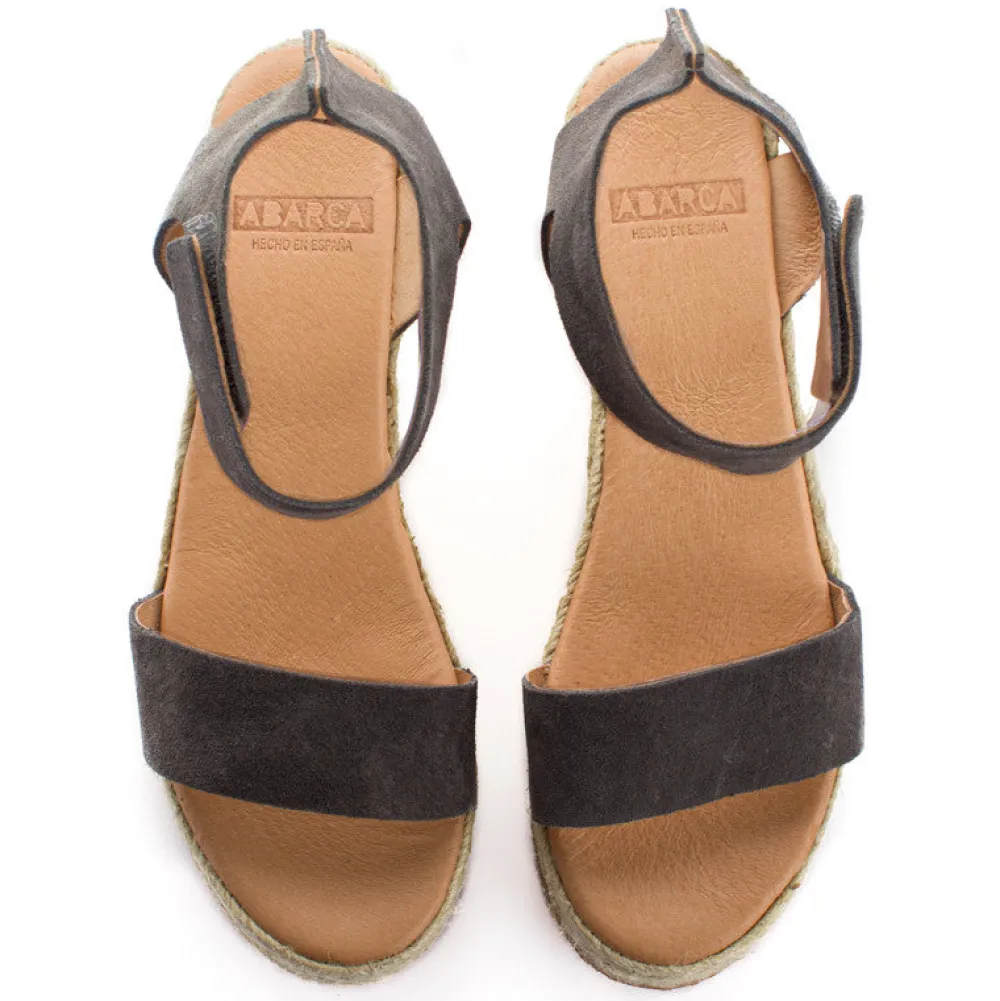 Abarca Shoes Alpargatas De Verano^Alpargatas Cuna Piel Mallorca Gris