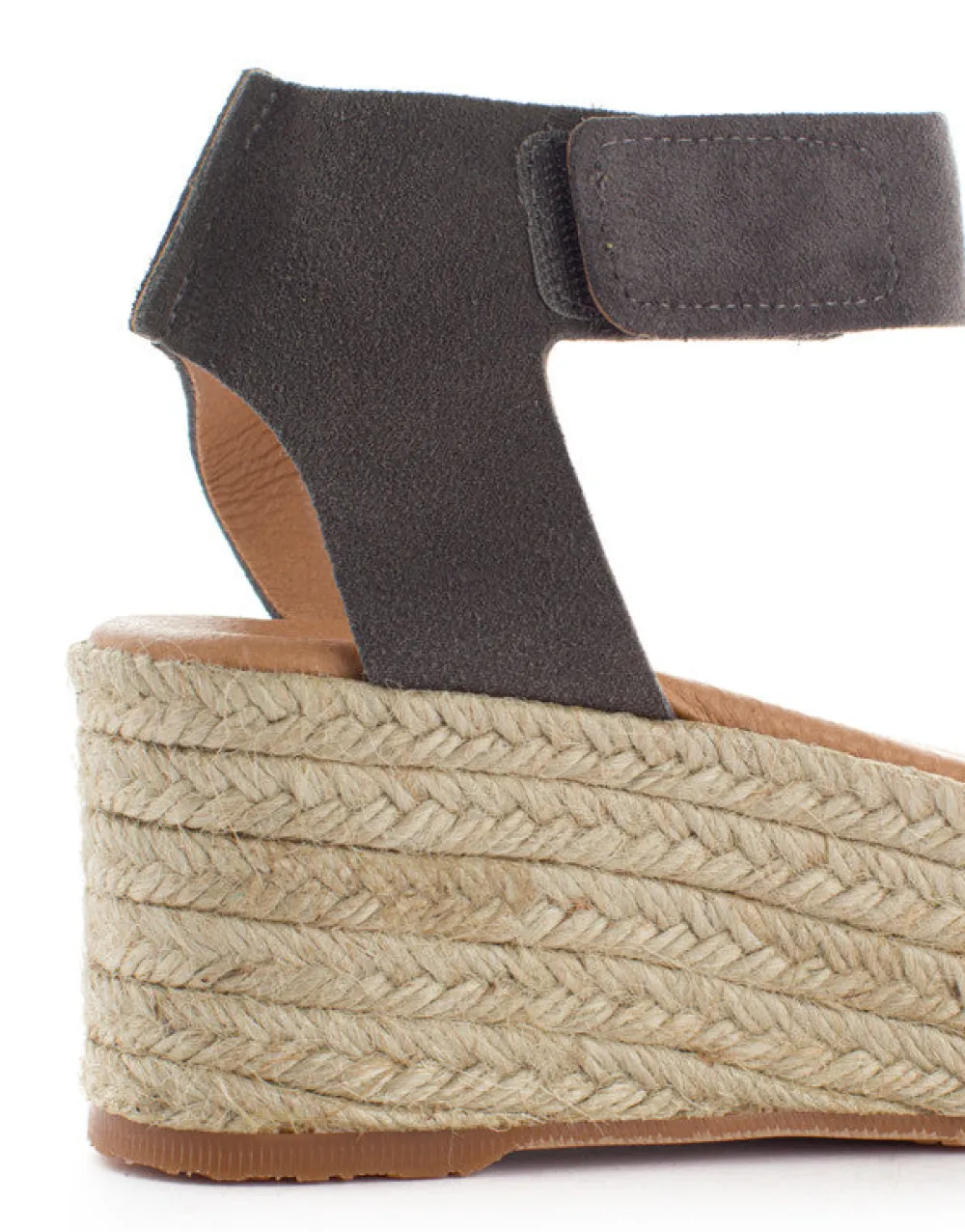 Abarca Shoes Alpargatas De Verano^Alpargatas Cuna Piel Mallorca Gris