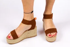 Abarca Shoes Alpargatas De Verano^Alpargatas Cuna Piel Mallorca Marron 268