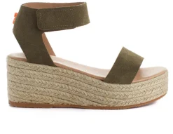 Abarca Shoes Alpargatas De Verano^Alpargatas Cuna Piel Mallorca Kaki 717