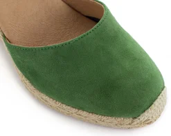 Abarca Shoes Alpargatas De Verano^Alpargatas Cuna Piel Radel Verde