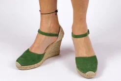 Abarca Shoes Alpargatas De Verano^Alpargatas Cuna Piel Radel Verde