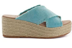 Abarca Shoes Alpargatas Con Cuñas^Alpargatas Cuna Rodas Aguamar