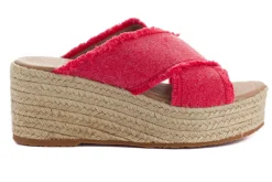 Abarca Shoes Alpargatas Con Cuñas^Alpargatas Cuna Rodas Bermellon