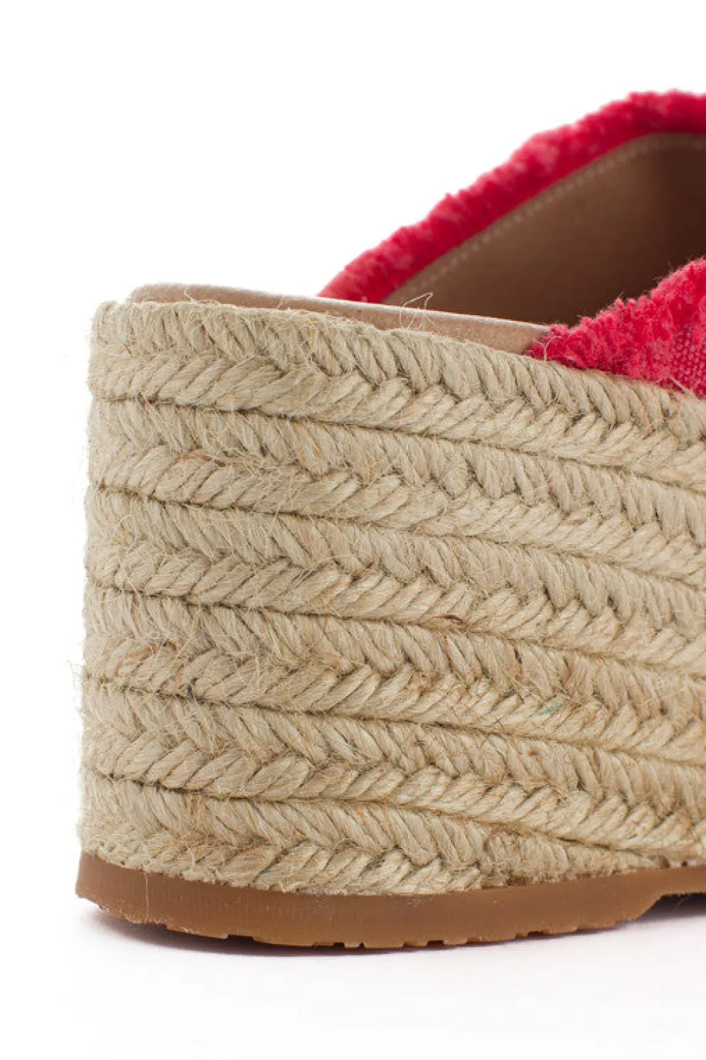 Abarca Shoes Alpargatas Con Cuñas^Alpargatas Cuna Rodas Bermellon