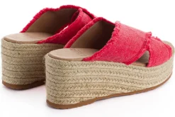 Abarca Shoes Alpargatas De Verano^Alpargatas Cuna Rodas Bermellon