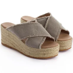 Abarca Shoes Alpargatas Con Cuñas^Alpargatas Cuna Rodas Panna