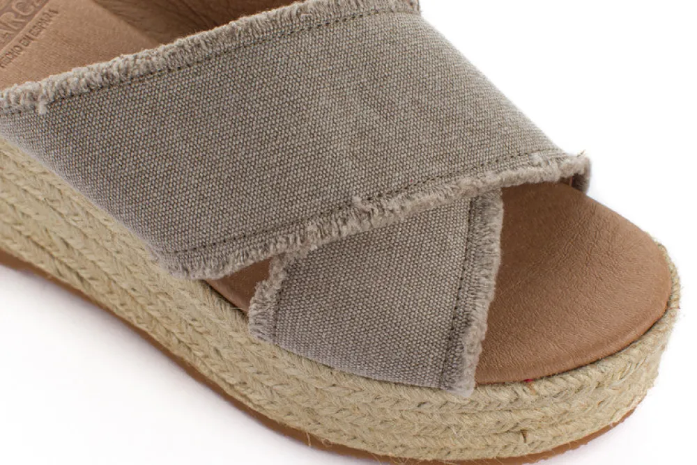Abarca Shoes Alpargatas Con Cuñas^Alpargatas Cuna Rodas Panna