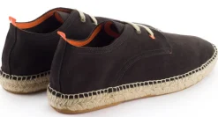 Abarca Shoes Alpargatas Blucher^Blucher Piel Antracita 852