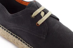 Abarca Shoes Alpargatas Con Cordones^Blucher Piel Basalto