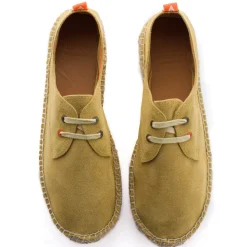 Abarca Shoes Alpargatas De Verano^Blucher Piel Beige