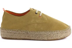 Abarca Shoes Alpargatas Con Cordones^Blucher Piel Beige