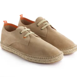 Abarca Shoes Alpargatas De Verano^Blucher Piel Beige 20
