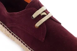 Abarca Shoes Alpargatas Con Cordones^Blucher Piel Berenjena