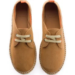 Abarca Shoes Alpargatas Con Cordones^Blucher Piel Camel