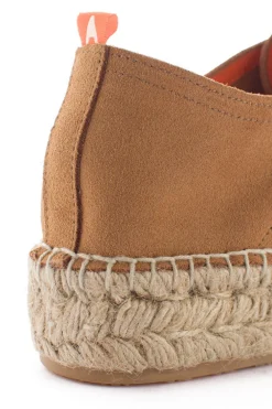 Abarca Shoes Alpargatas Con Cordones^Blucher Piel Camel
