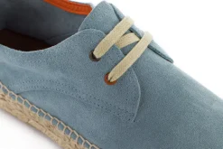 Abarca Shoes Alpargatas De Verano^Blucher Piel Celeste