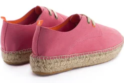 Abarca Shoes Alpargatas Con Cordones^Blucher Piel Chicle