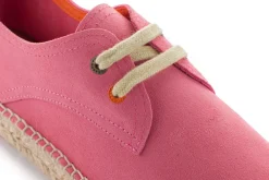 Abarca Shoes Alpargatas Con Cordones^Blucher Piel Chicle