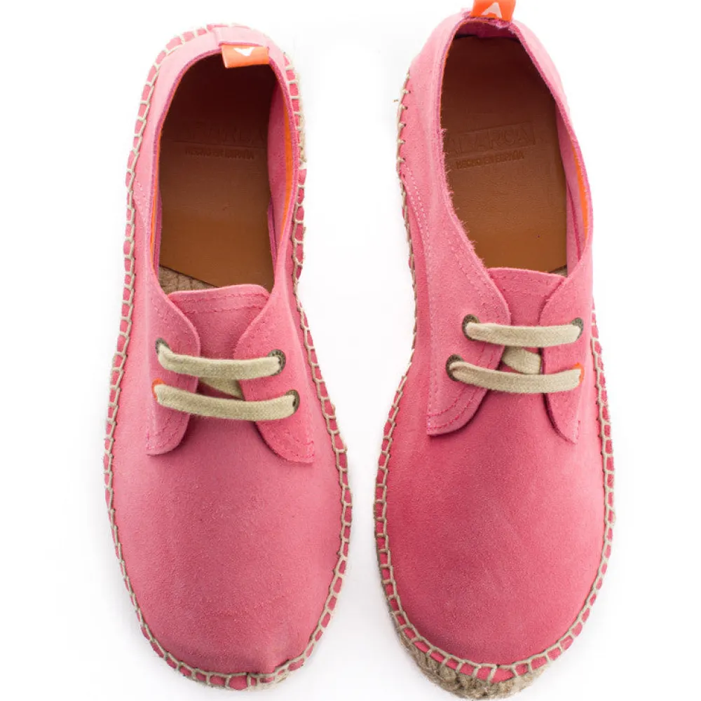 Abarca Shoes Alpargatas De Verano^Blucher Piel Chicle