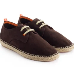 Abarca Shoes Alpargatas De Verano^Blucher Piel Chocolate