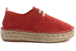 Abarca Shoes Alpargatas De Verano^Blucher Piel Coral