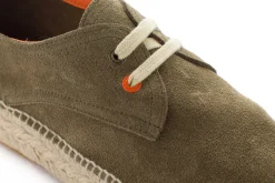Abarca Shoes Alpargatas De Verano^Blucher Piel Kaki