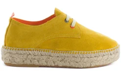 Abarca Shoes Alpargatas Con Cordones^Blucher Piel Limon