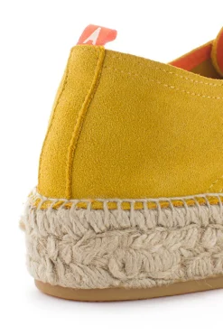 Abarca Shoes Alpargatas Con Cordones^Blucher Piel Limon
