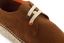 Abarca Shoes Alpargatas De Verano^Blucher Piel Marron 294