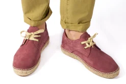 Abarca Shoes Alpargatas Blucher^Blucher Piel Morado