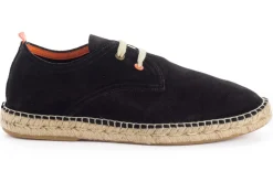 Abarca Shoes Alpargatas De Verano^Blucher Piel Negro
