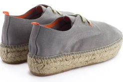 Abarca Shoes Alpargatas Con Cordones^Blucher Piel Perla 823