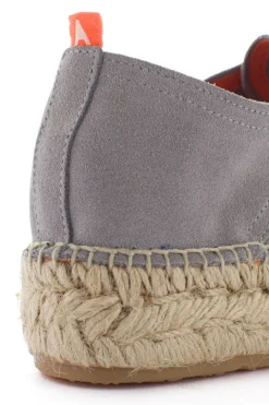 Abarca Shoes Alpargatas Con Cordones^Blucher Piel Perla 823