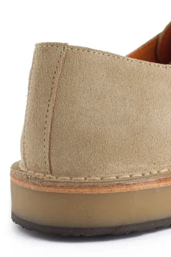 Abarca Shoes Zapatos Blucher^Blucher Piel Serraje Beige