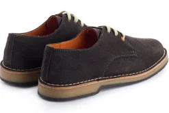 Abarca Shoes Zapatos Blucher^Blucher Piel Serraje Gris