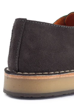 Abarca Shoes Zapatos Blucher^Blucher Piel Serraje Gris