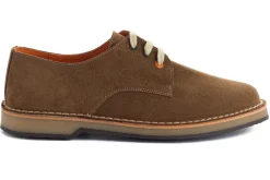 Abarca Shoes Zapatos De Piel^Blucher Piel Serraje Tierra