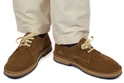 Abarca Shoes Zapatos De Piel^Blucher Piel Serraje Tierra