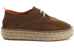 Abarca Shoes Alpargatas Con Cordones^Blucher Piel Tierra