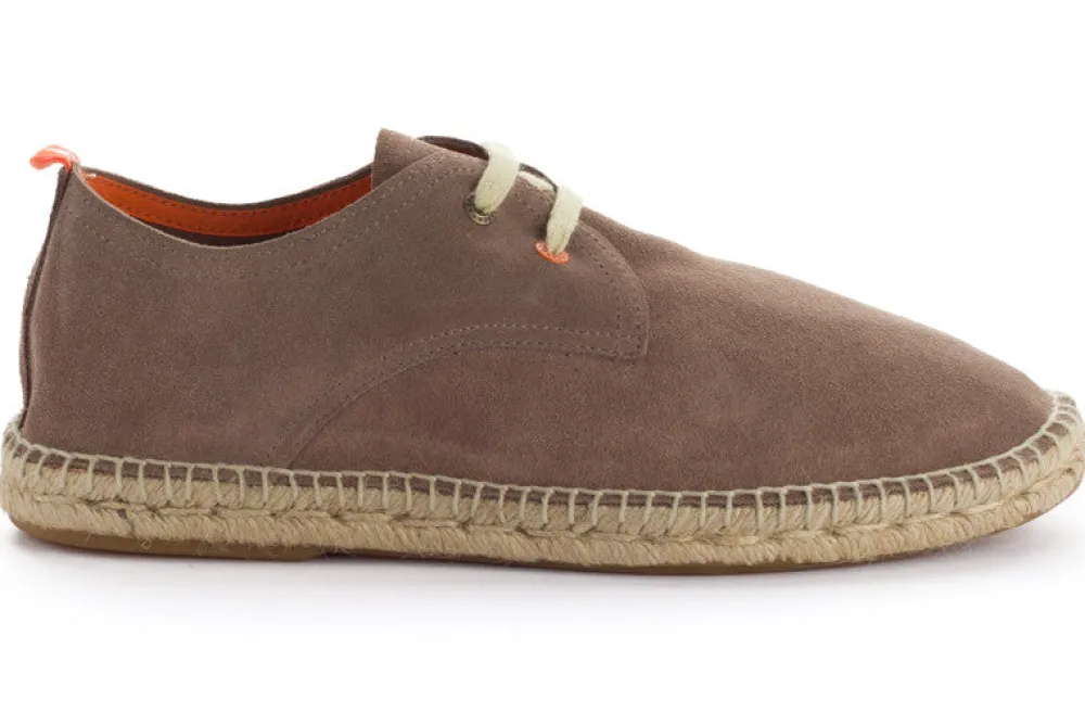 Abarca Shoes Alpargatas Con Cordones^Blucher Piel Topo