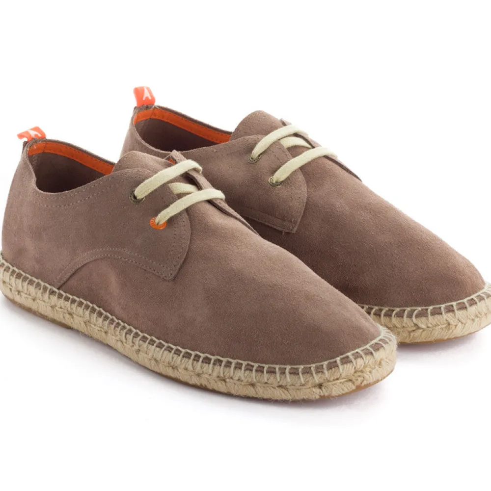 Abarca Shoes Alpargatas Con Cordones^Blucher Piel Topo