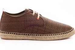 Abarca Shoes Alpargatas Blucher^Blucher Rafia Marron
