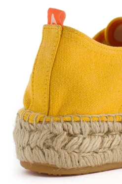 Abarca Shoes Alpargatas Con Cordones^Blucher Terra Amarillo